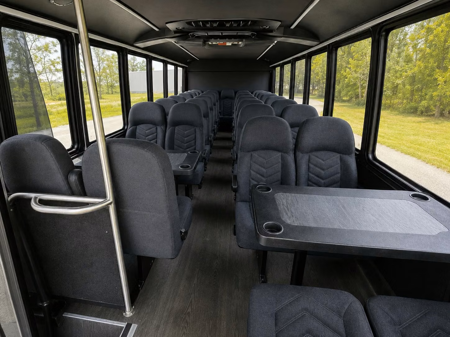 15 passenger minibus inside