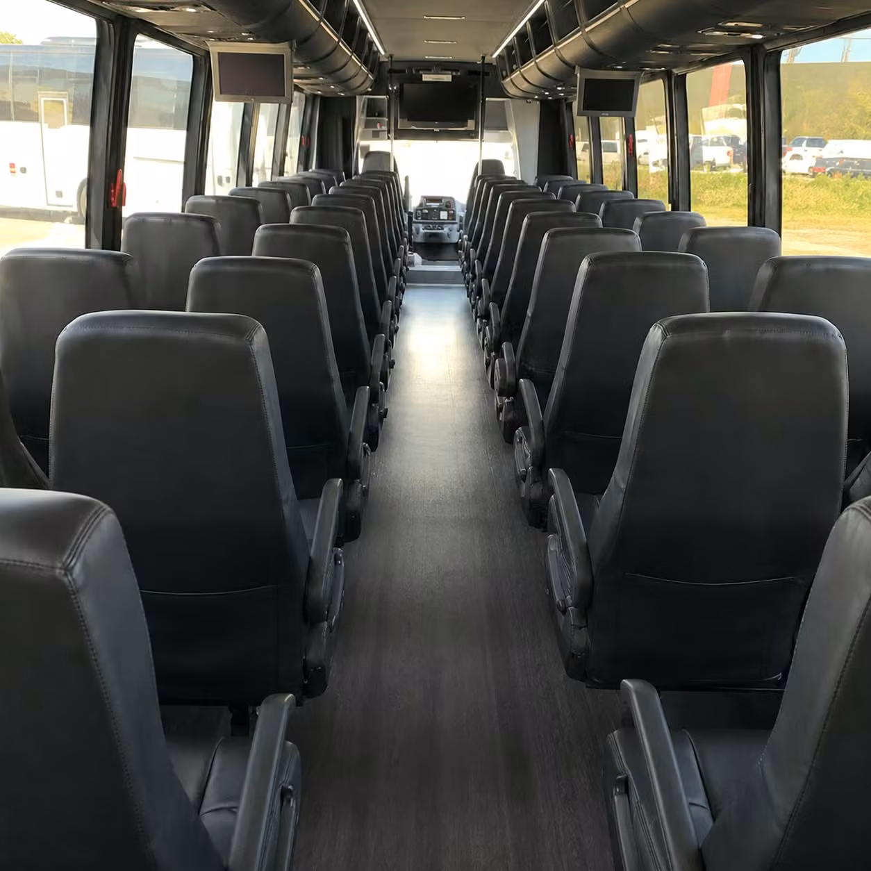 28 passenger minibus inside
