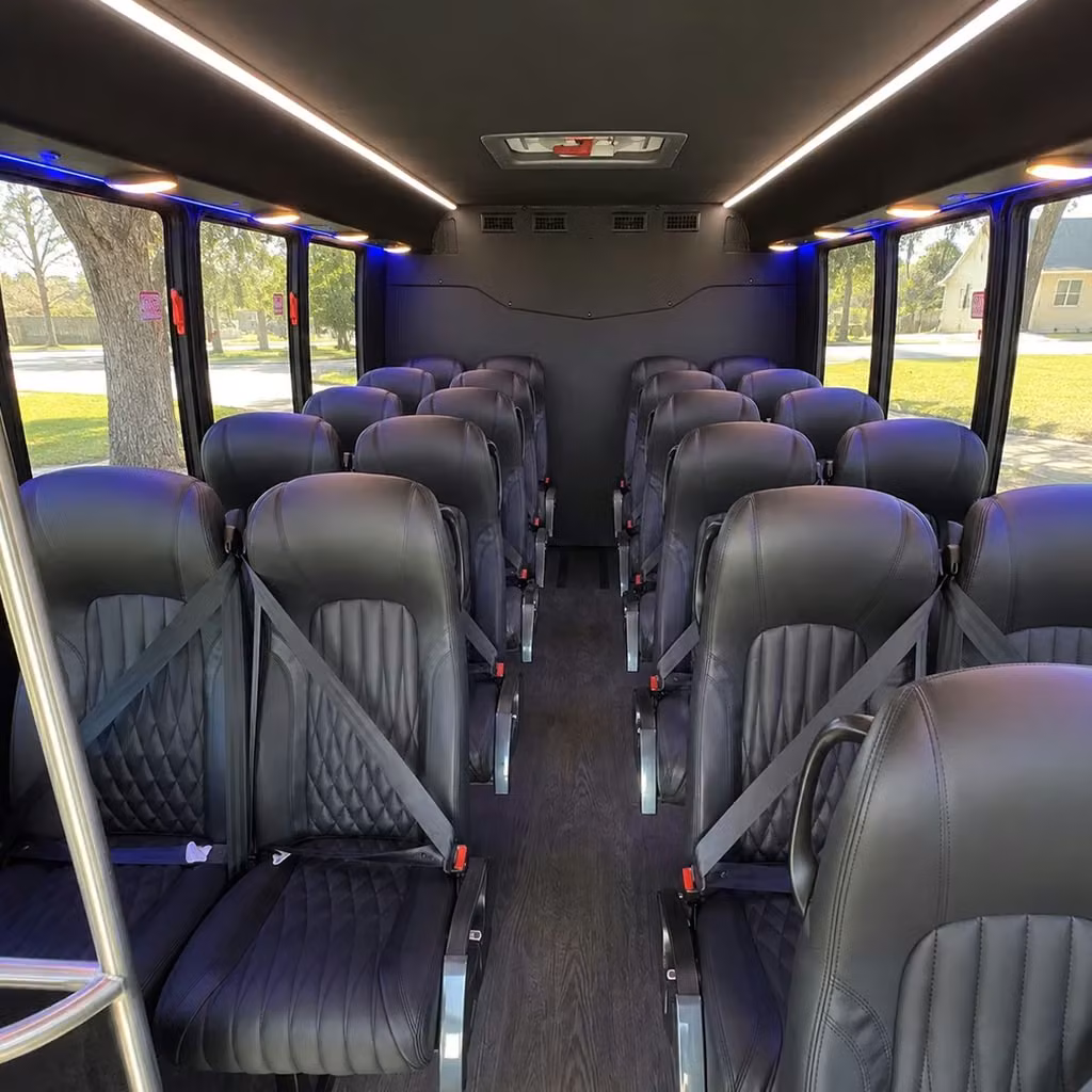 30 passenger minibus inside